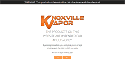 Desktop Screenshot of knoxvillevaporshop.com